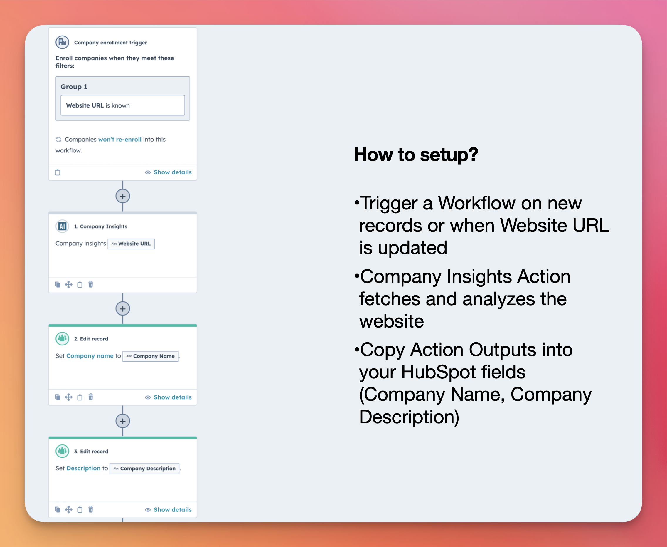 Company Insights Workflow